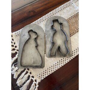 Primitive Fox Run Metal Cookie Cutters Gingerbread Men Wall Decor